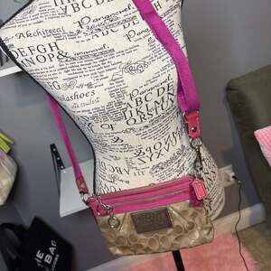 Vintage Y2K Coach Poppy Limited Edition Brown Monogram Crossbody